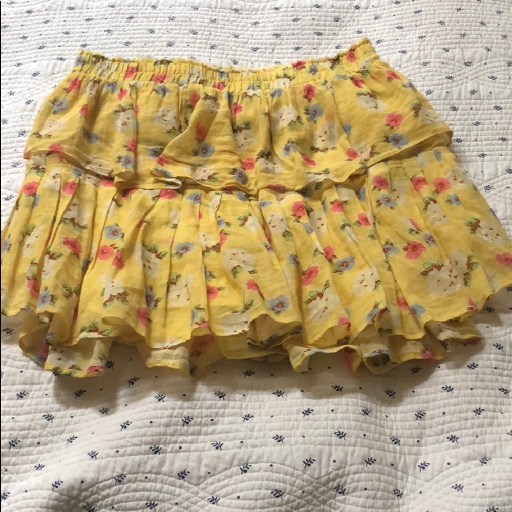 LoveShackFancy Ruffle Mini Skirt - Picture 5 of 7